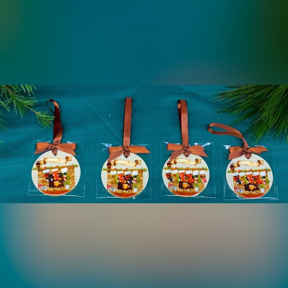 Handmade Family Ornaments 3,4,5,6 Family Members Personalizable - Picture 1 of 2